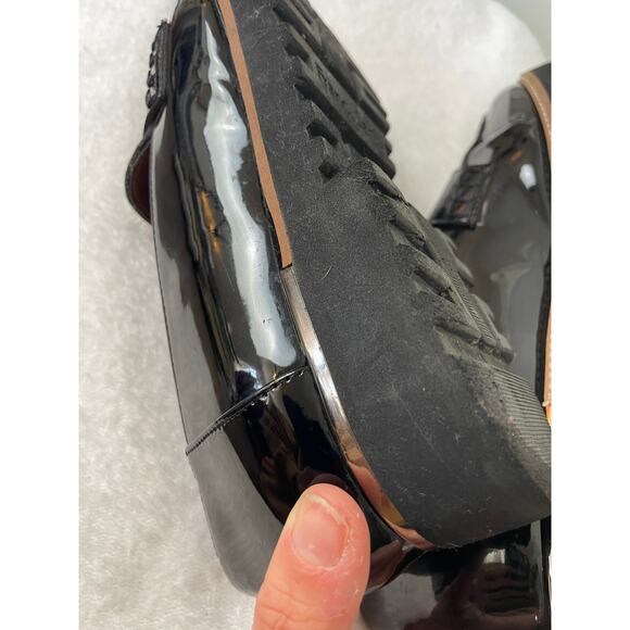 Franco Sarto Women's Platform Loafer Size 9.5 Black Leopard Cheetah Print - Picture 9 of 16